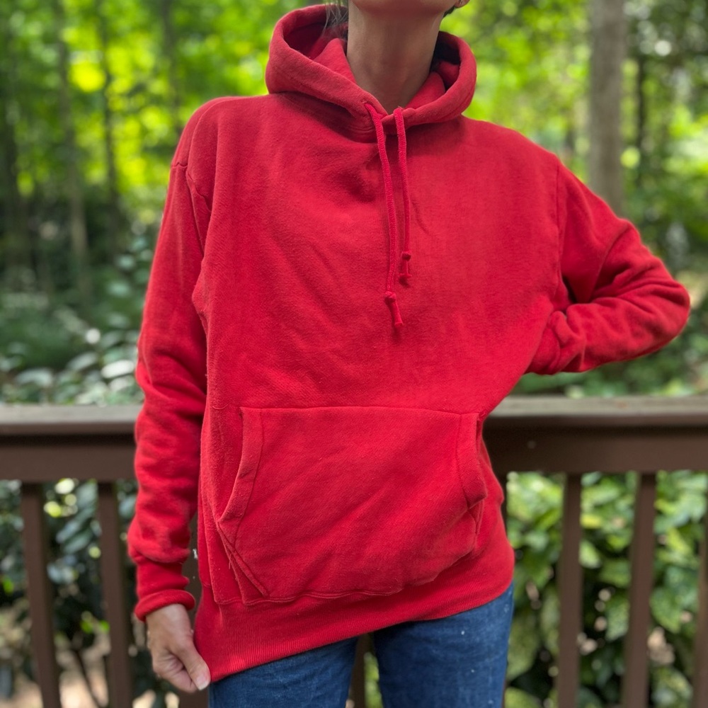 SUPER Sick True Vintage 50’s/60’s Pilgrim Sportswear Sears + Roebuck red hoodie